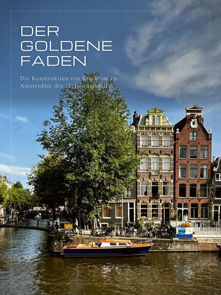 Tourposter: Der goldene Faden: Die Konstruktion von Reichtum im Amsterdam des 17. Jahrhunderts