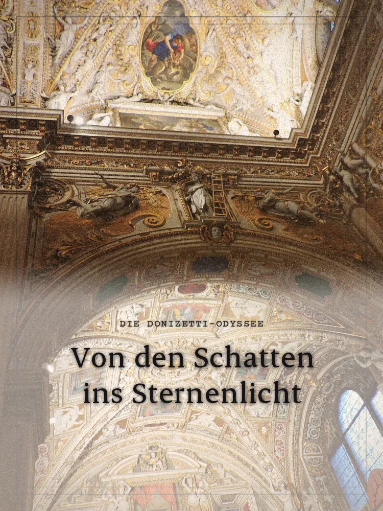 Tourposter: Von den Schatten ins Sternenlicht: Die Donizetti-Odyssee