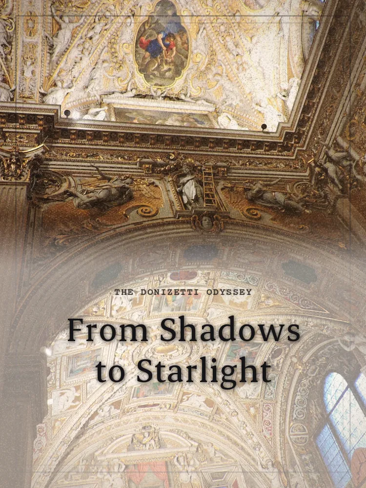 Tour poster: From Shadows to Starlight: The Donizetti Odyssey