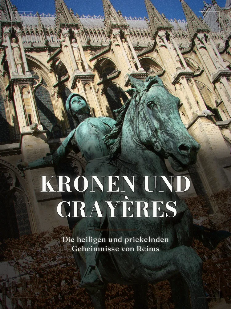 Tourposter: Kronen und Crayères: Die heiligen und prickelnden Geheimnisse von Reims
