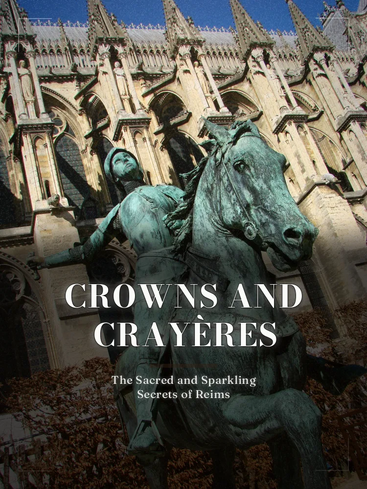 Tour poster: Crowns and Crayères: The Sacred and Sparkling Secrets of Reims