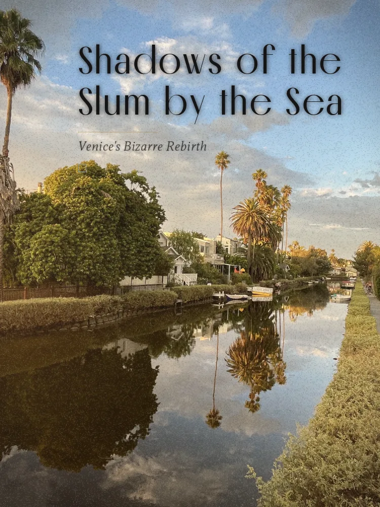 Tour poster: Shadows of the Slum by the Sea: Venice's Bizarre Rebirth