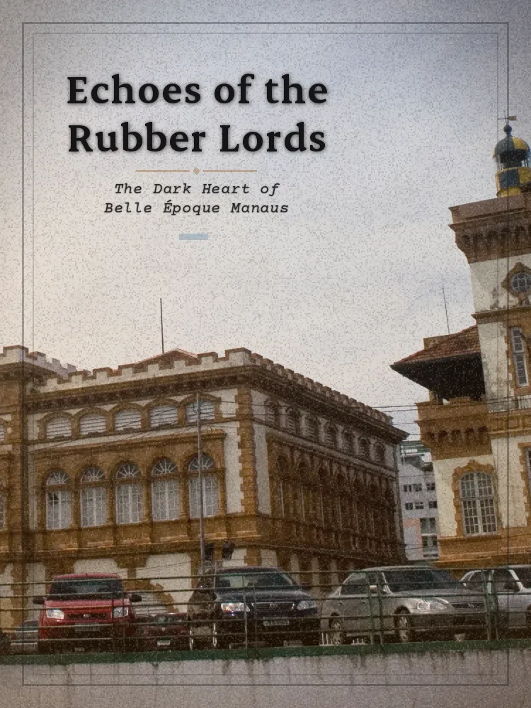Tour poster: Echoes of the Rubber Lords: The Dark Heart of Belle Époque Manaus