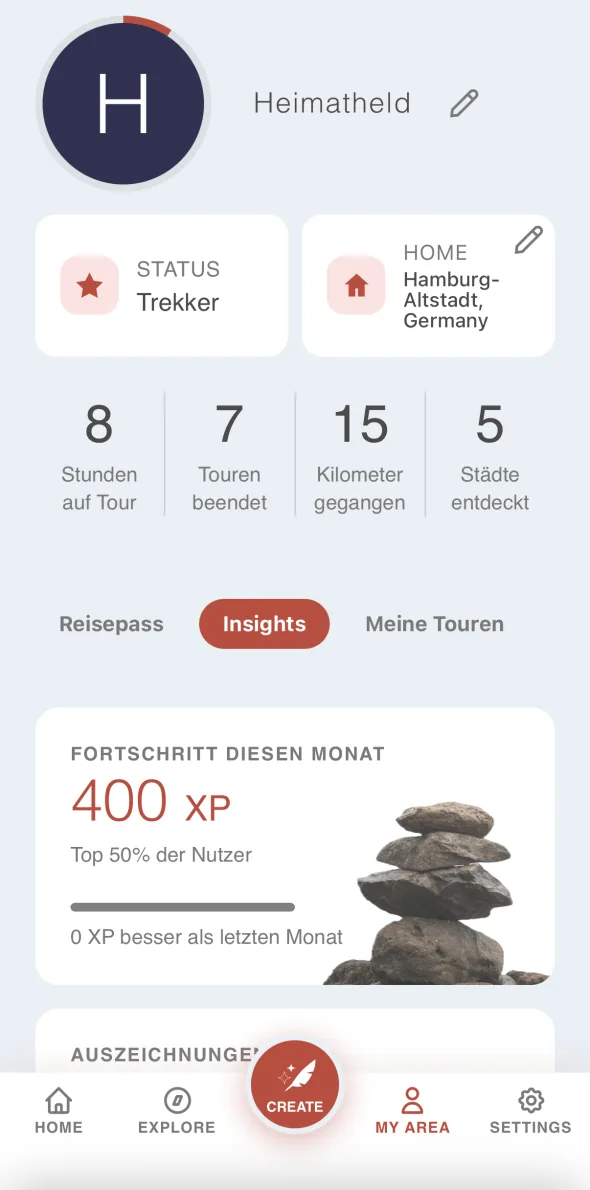 Entdeckungen sammeln