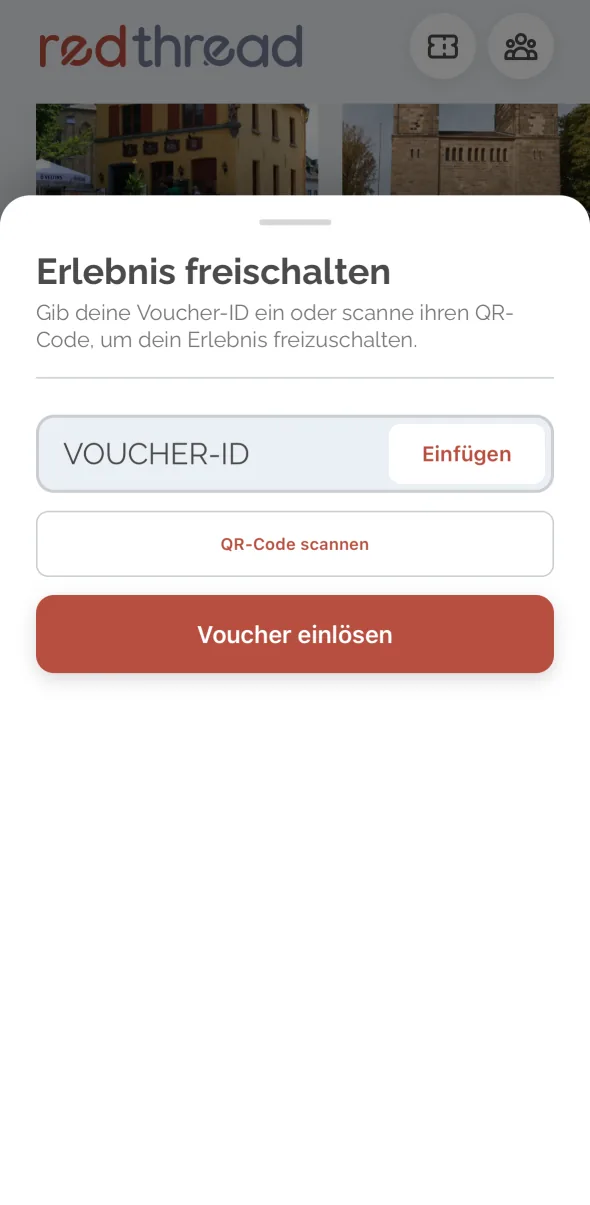 Direkt in der App einlösen