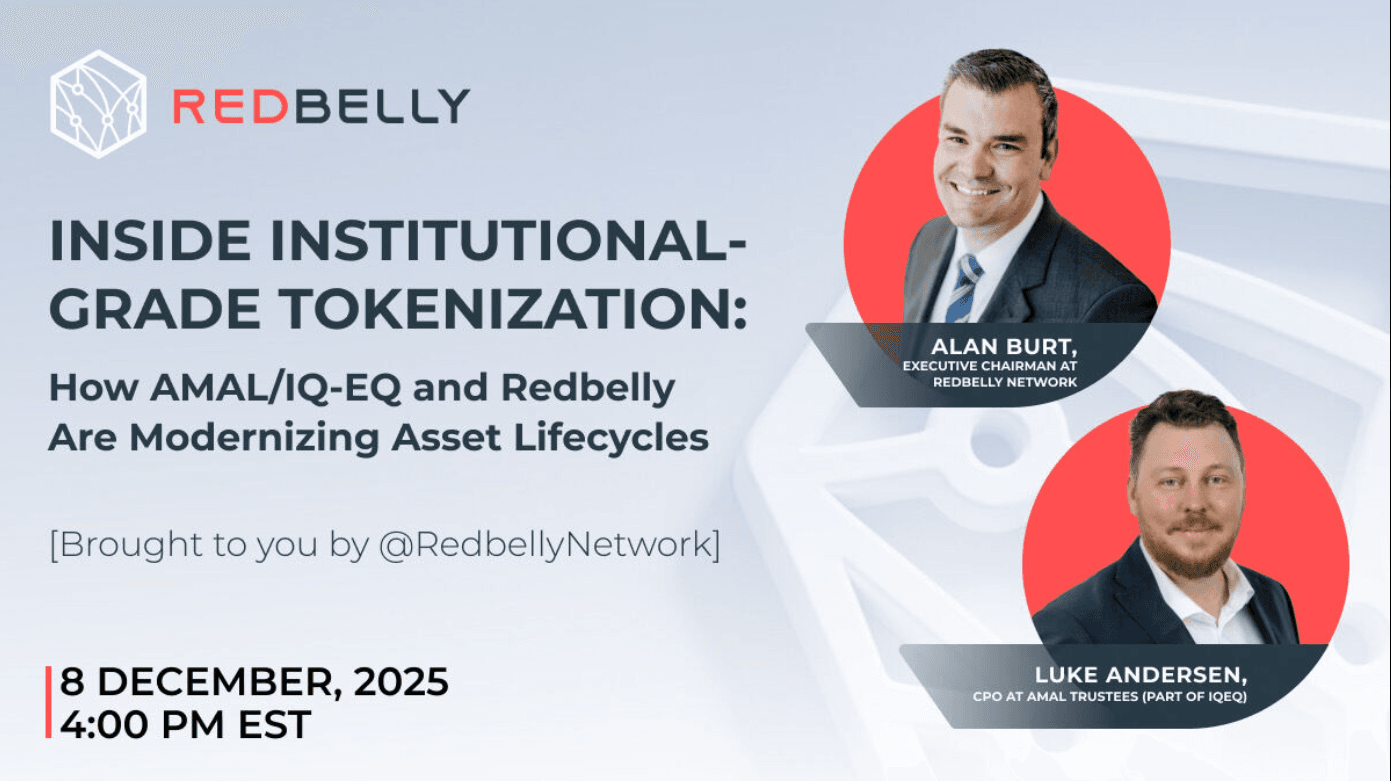 CoinTelegraph Podcast - How AMAL/IQ-EQ and Redbelly Are Modernizing Asset Lifecycles