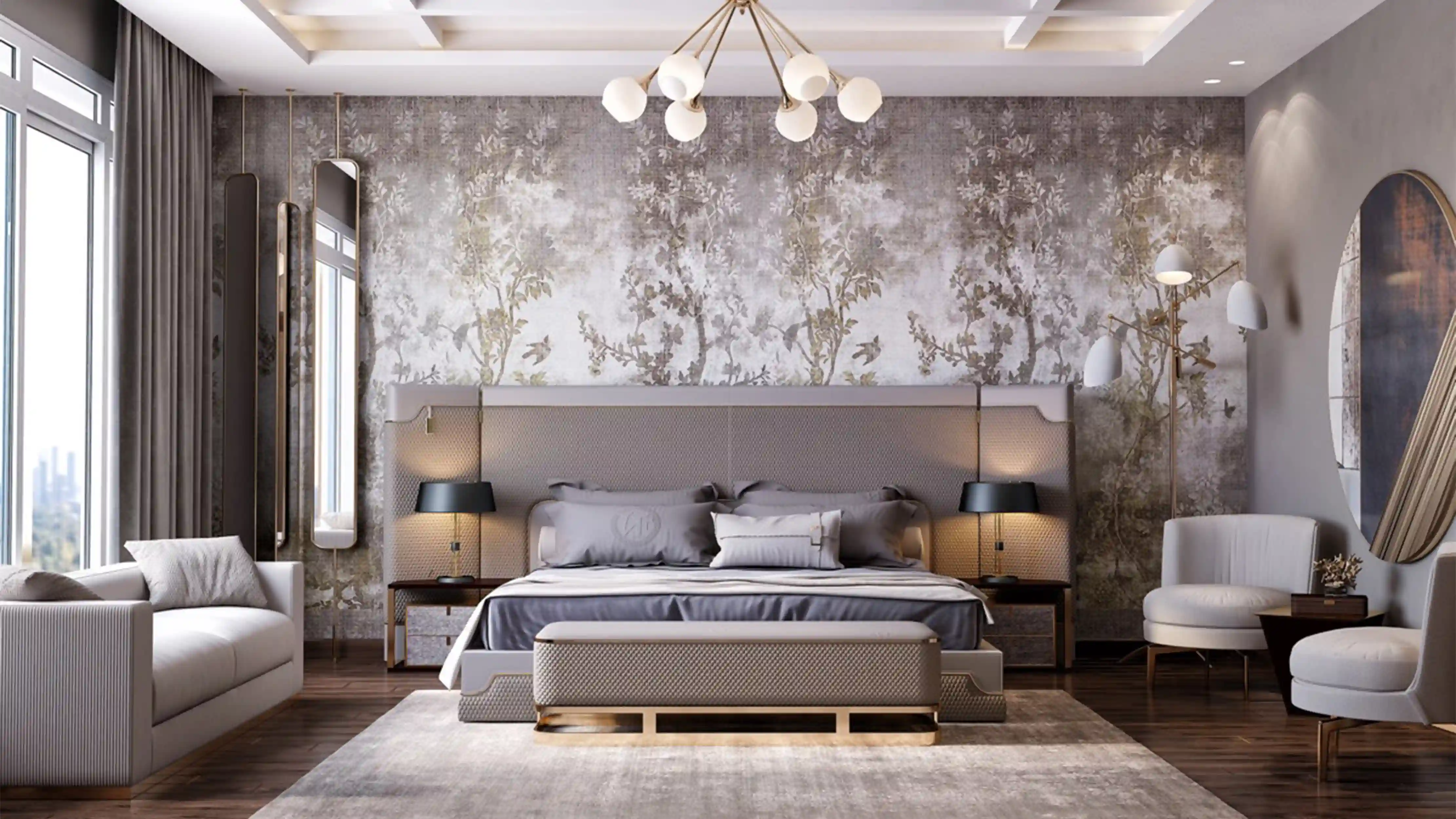 12 Beautiful Bedroom Wallpaper Ideas - Interiors