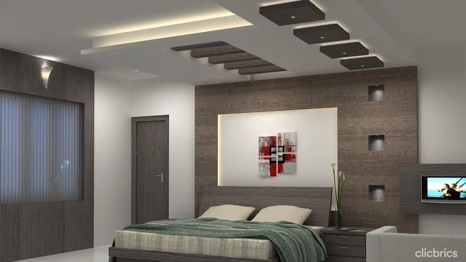 False ceiling design for bedroom