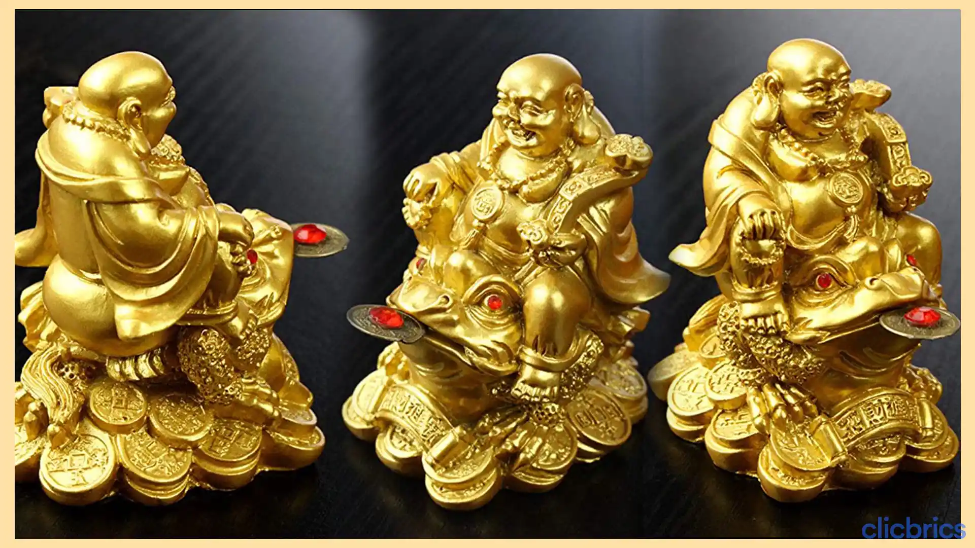 Feng Shui Laughing Buddha with 5 Babies