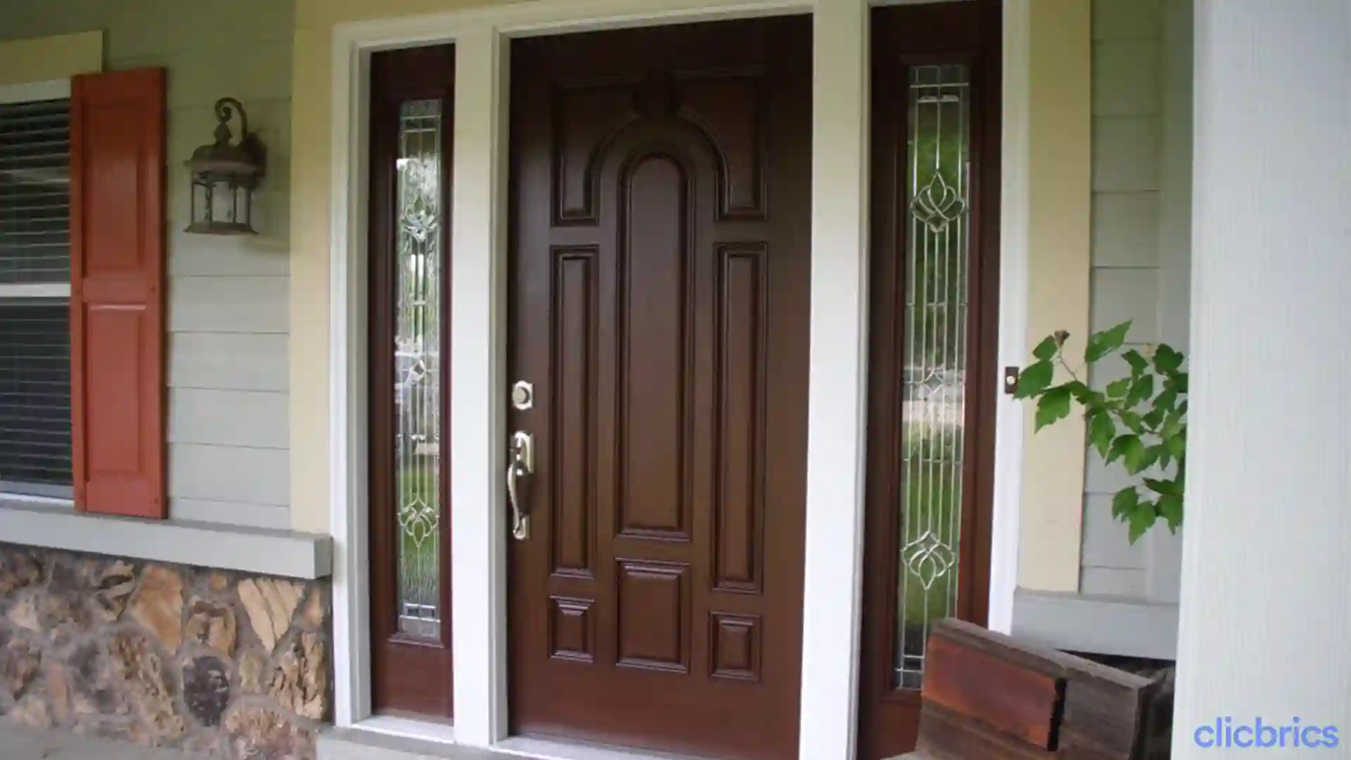 single front door designs for houses