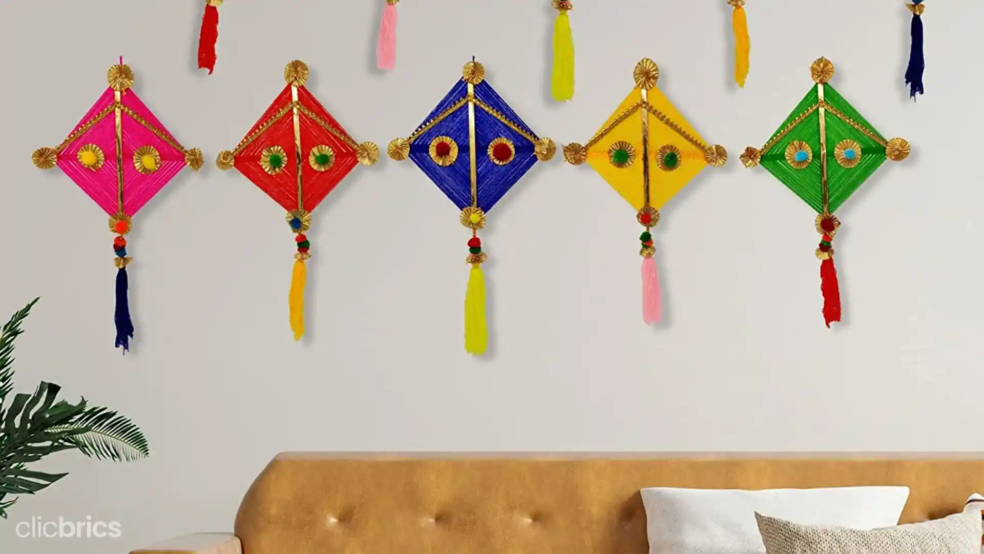 DIY Paper Garland, Pongal Crafts, DIY Home Decoration, Festival Decor