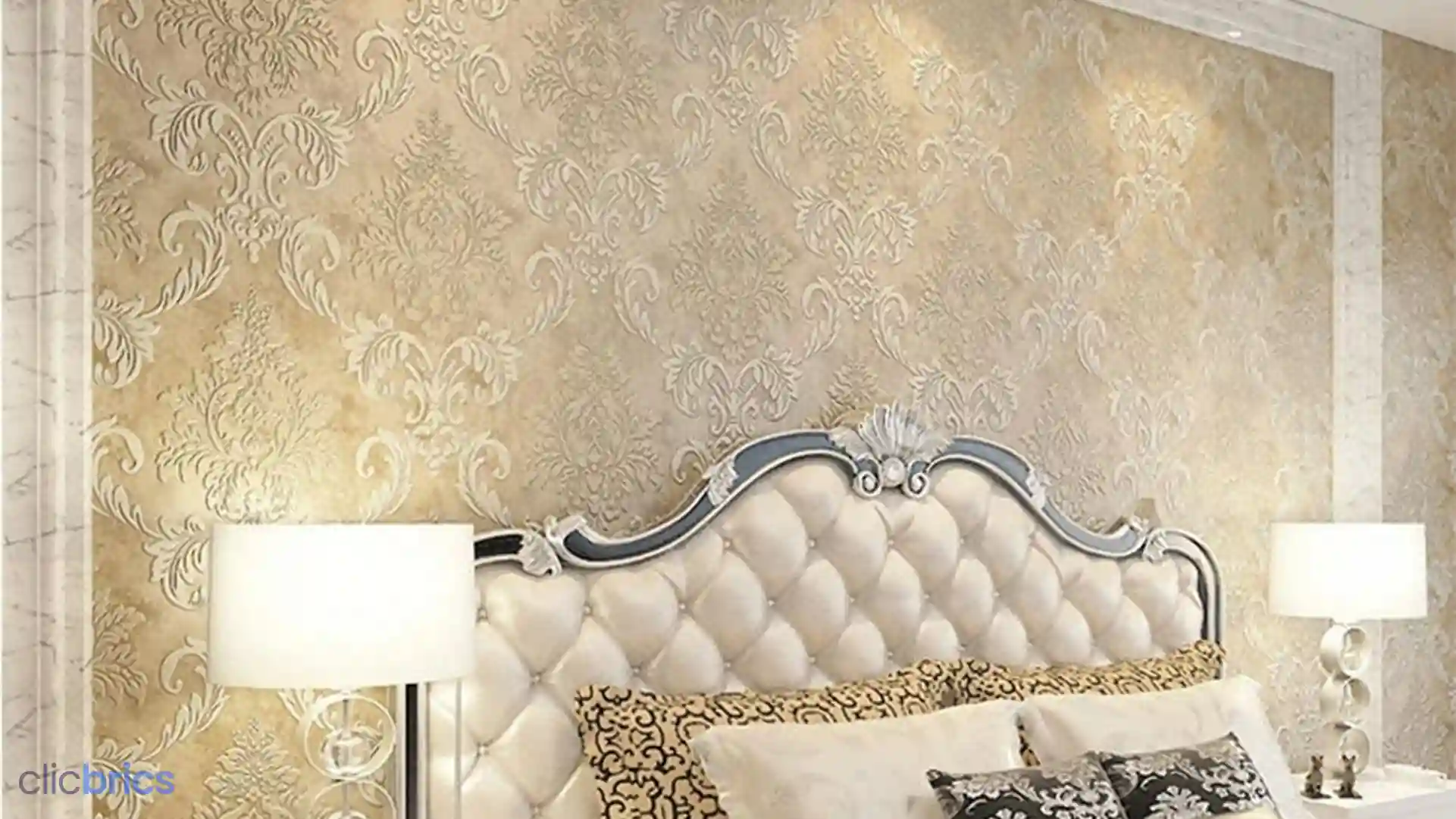 10 Royal Texture Paint Designs for Bedroom Walls