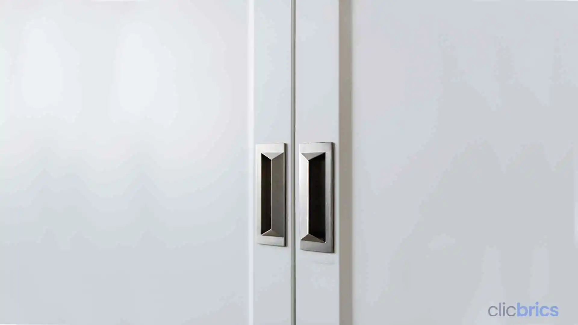 sliding wardrobe handle design