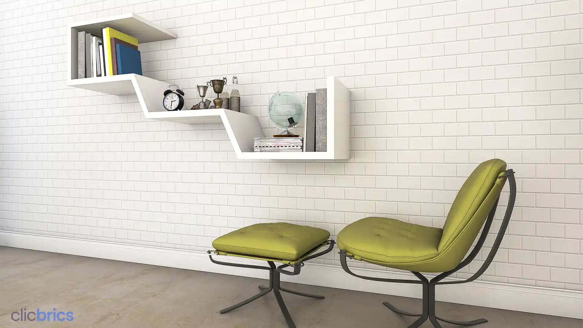 wall bookshelf design