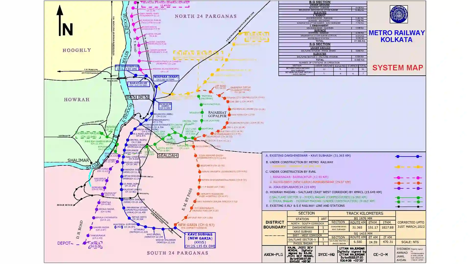 kolkata rail map