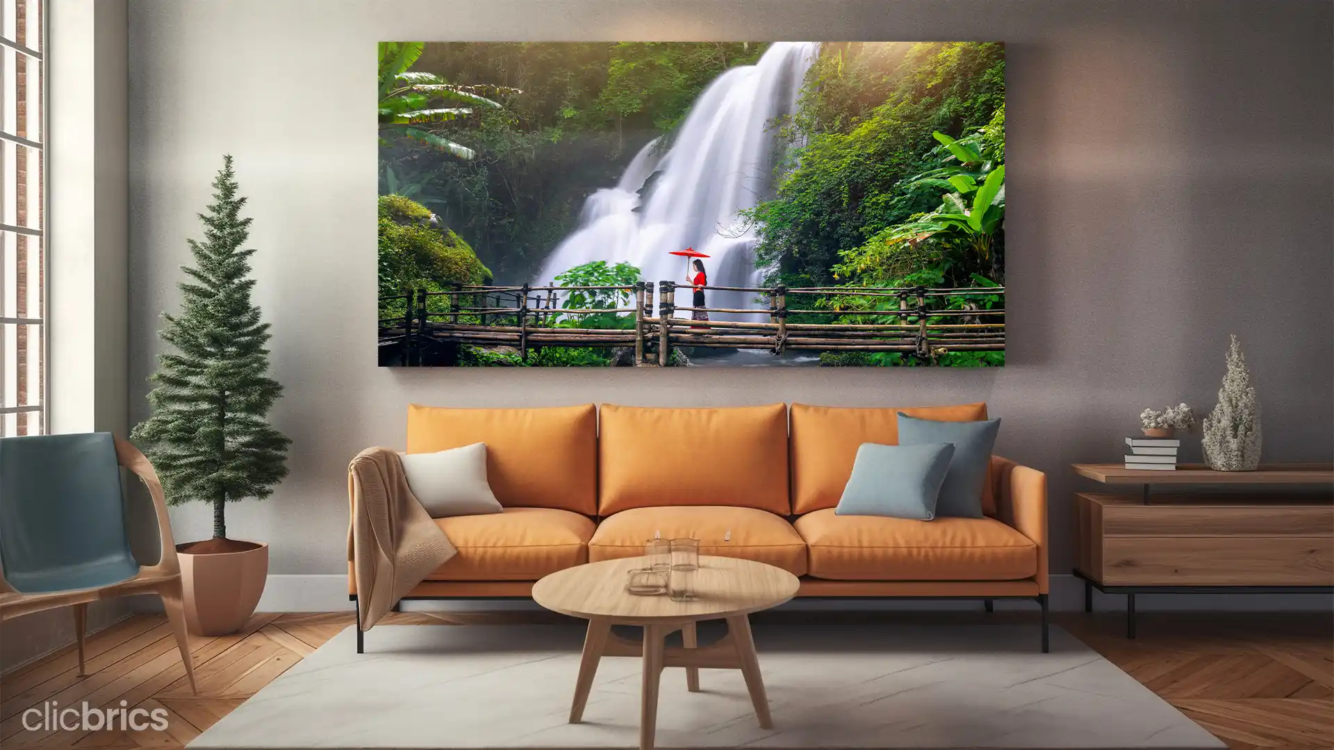 waterfall painting vastu