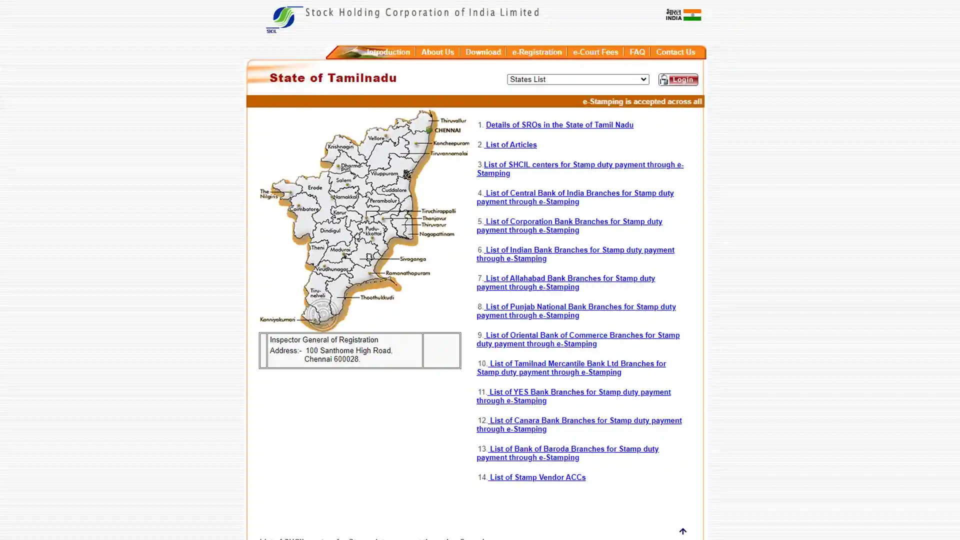 Stamp duty and registration charges in tamil nadu