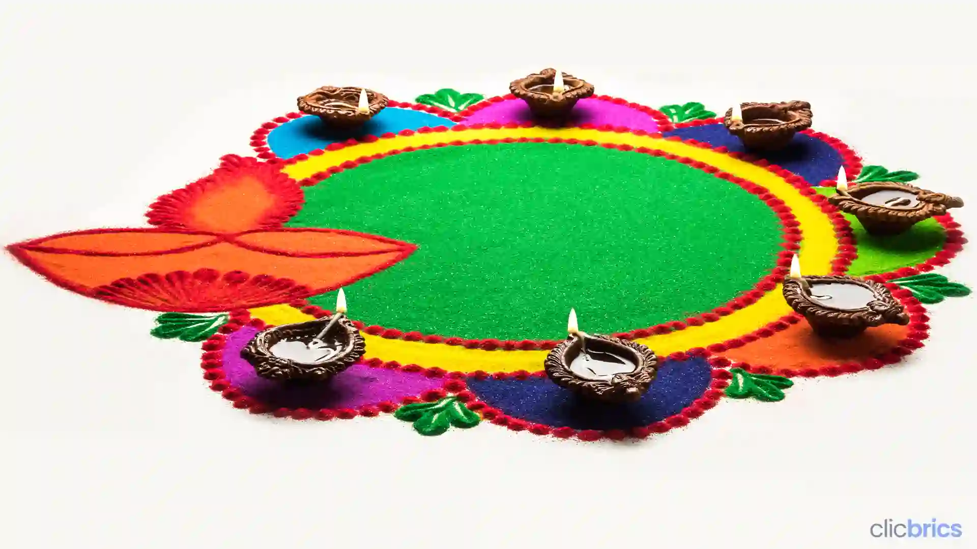 Easy Diya Rangoli Designs For Diwali | Easy Deepam Rangoli Designs For  Deepawali | … | Free hand rangoli design, Rangoli designs flower, Easy rangoli  designs diwali