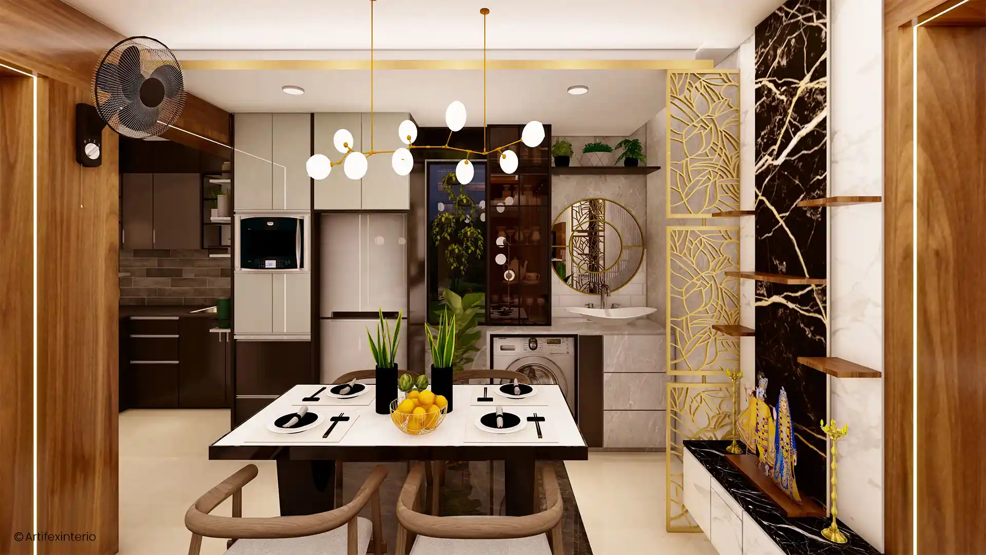 kitchen divider design