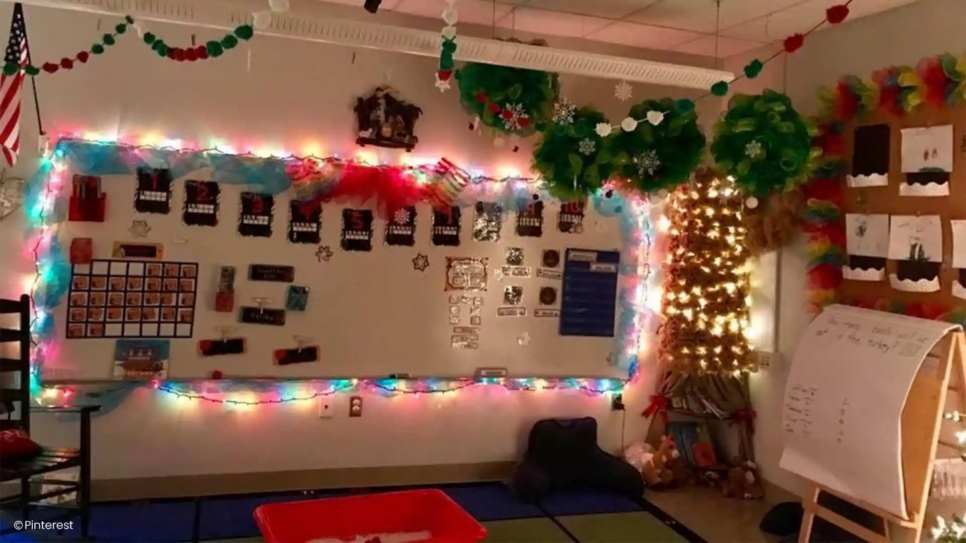 school decoration ideas for Christmas celebration