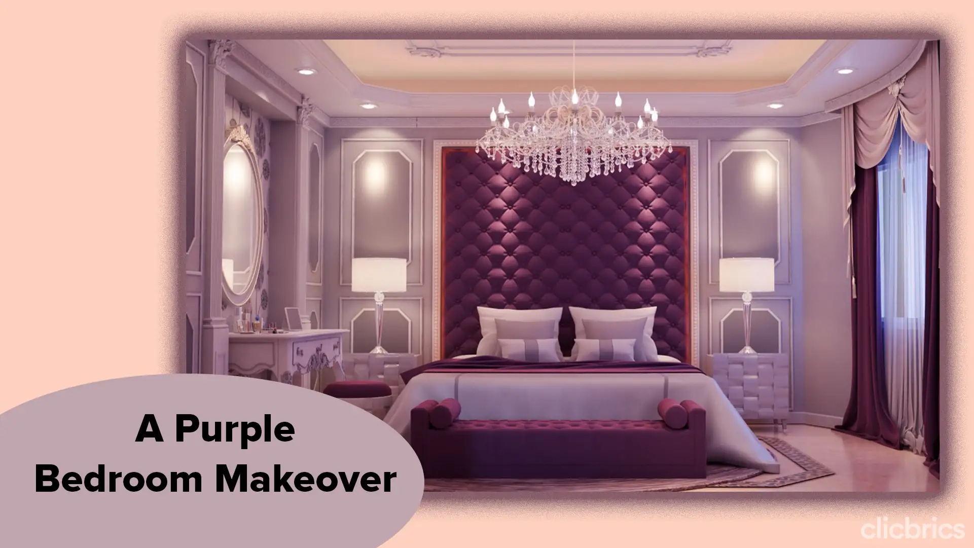 purple bedroom color schemes