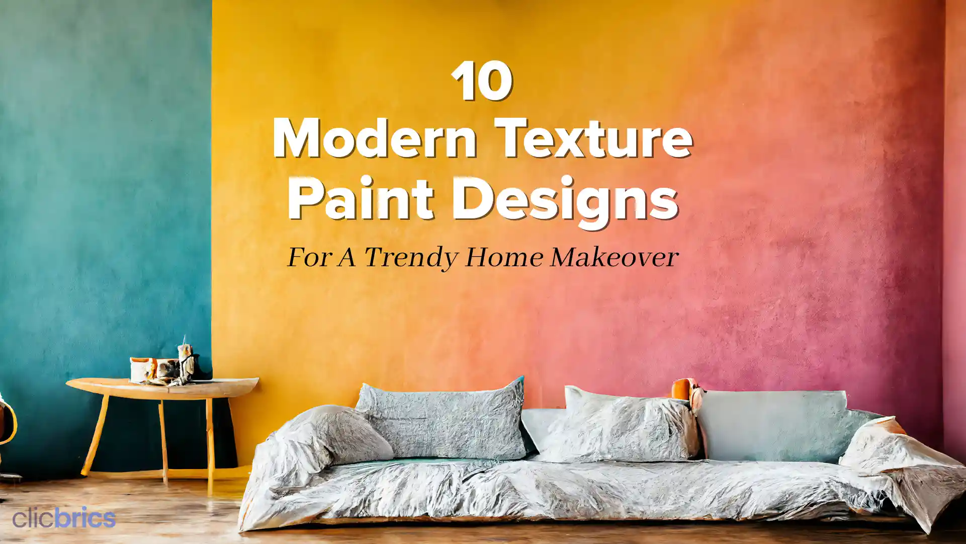 10 ways to use textured paint in your home