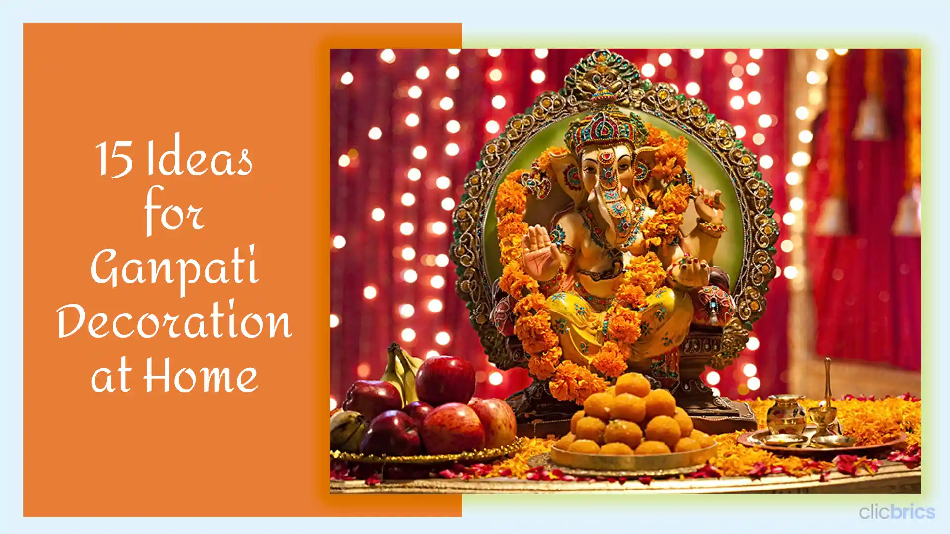 simple ganpati decoration ideas at home