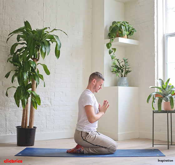 Yoga studio from home