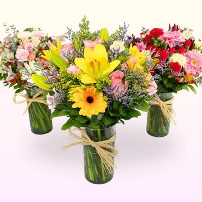 FLORERO Selección florista del día - florero mix de flores de temporada