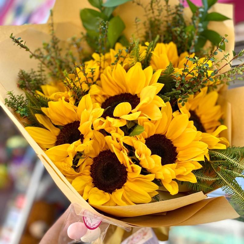 BOQUET REDONDO GIRASOL