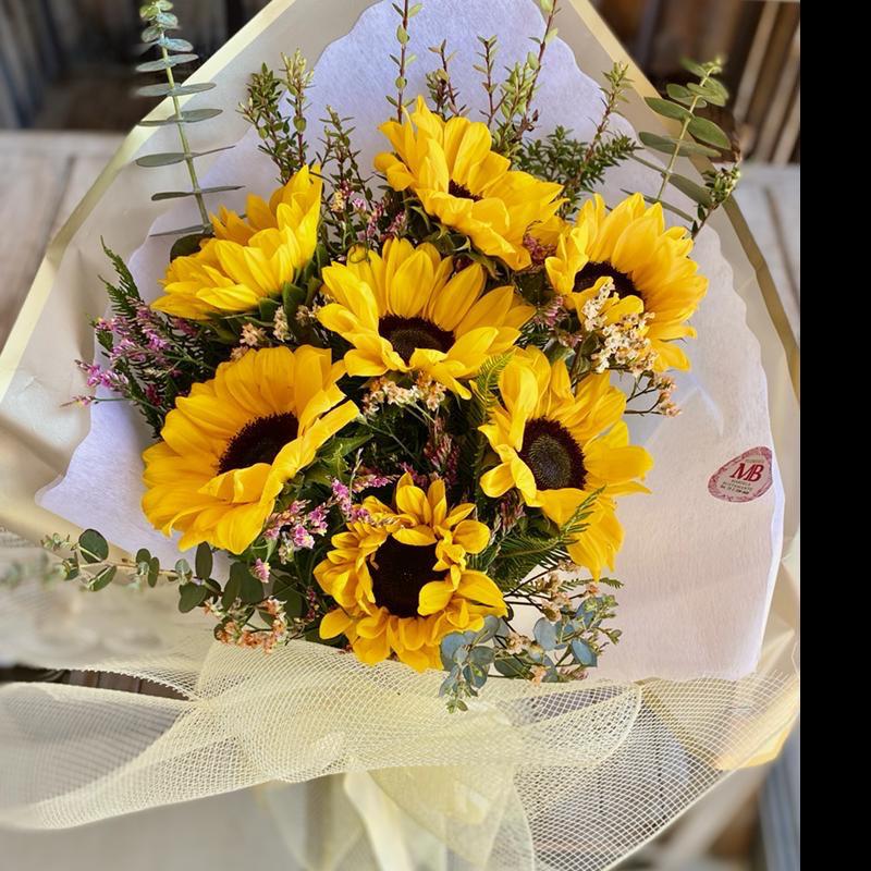 BOUQUET LIMONIO EN GIRASOL