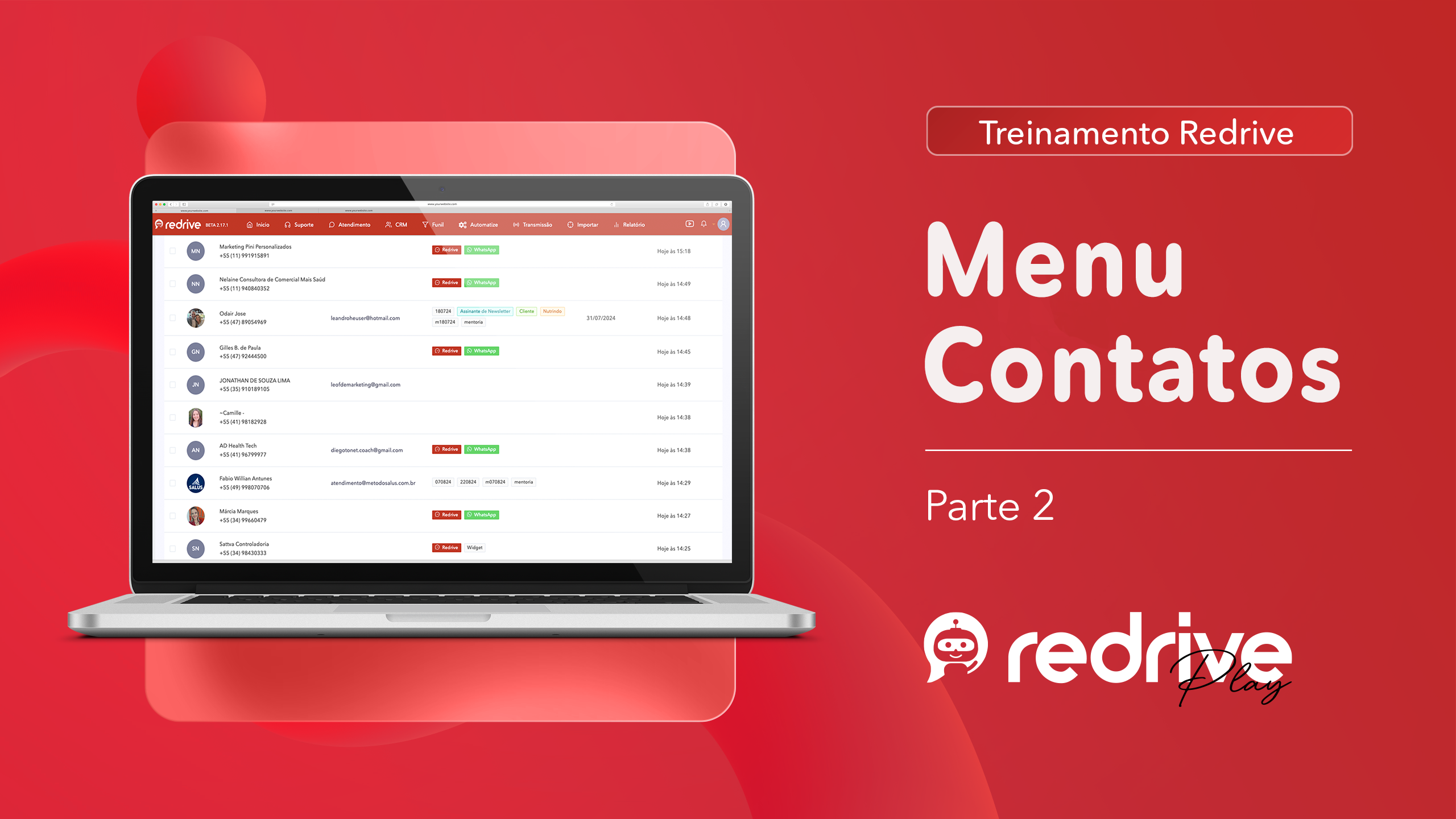 Aprenda a usar o CRM Redrive parte 02