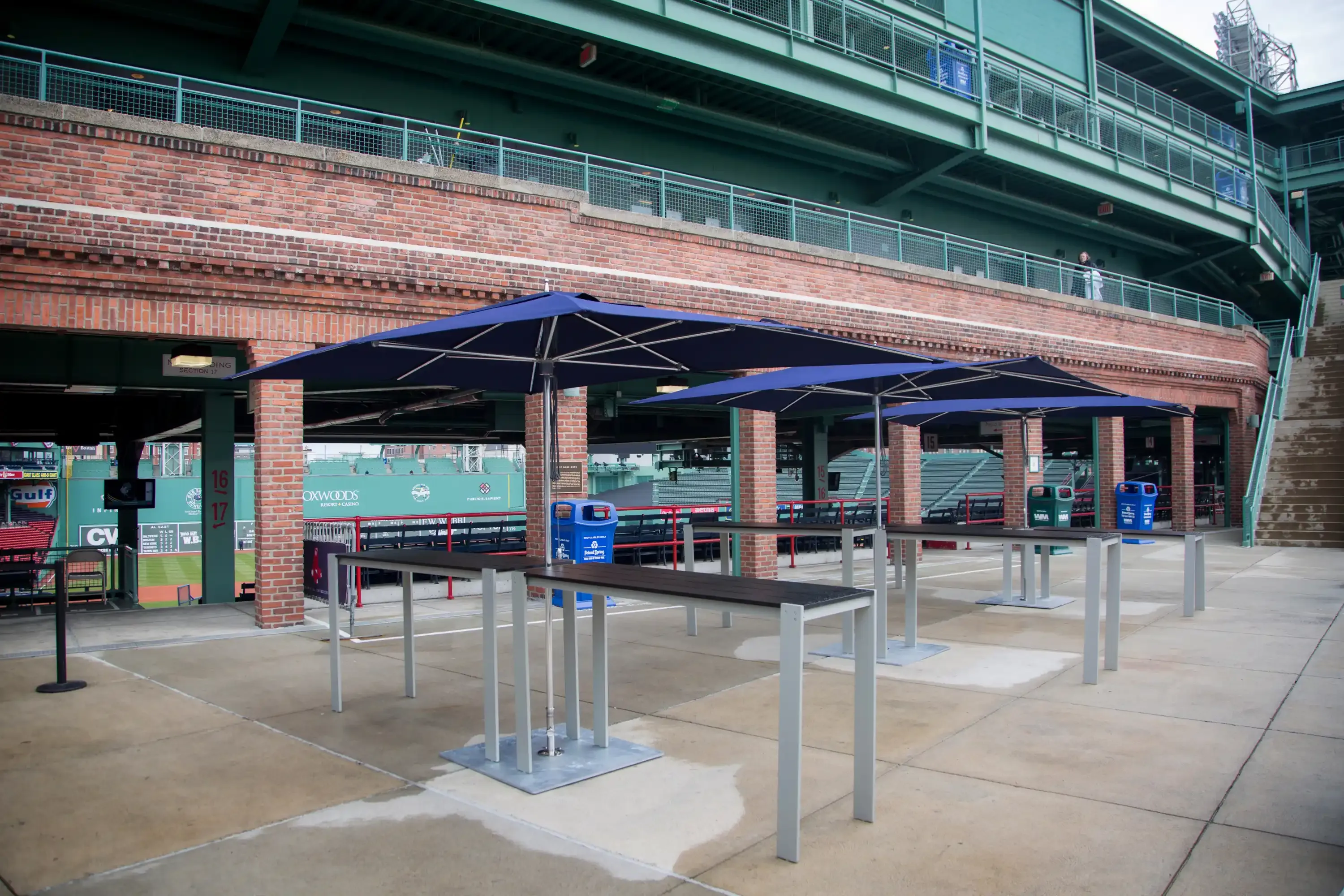 Snapple 1st base deck