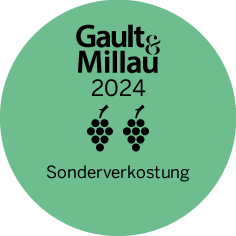 Gault&Millau zwei schwarze Traube