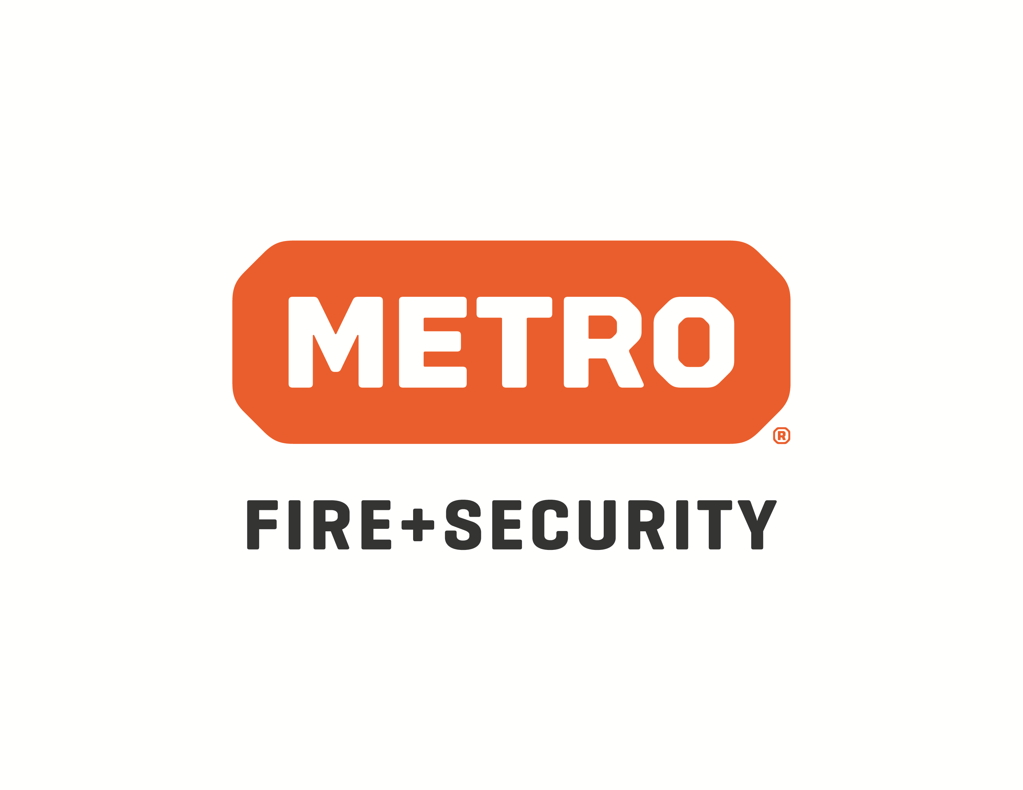 Metro Fire + Security logo