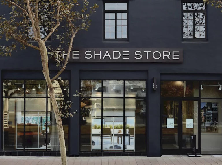 storefront of the shade store