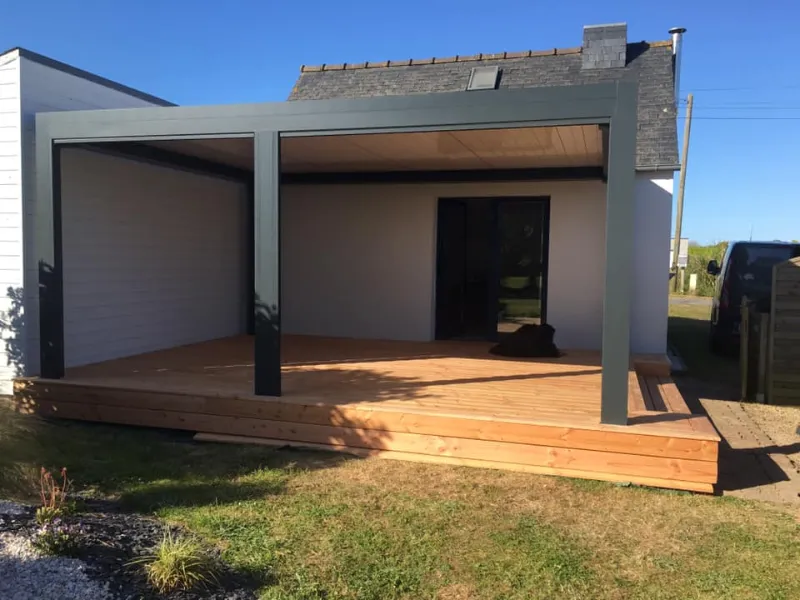 Pergola et terrasse en bois