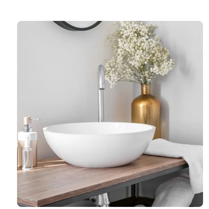 Photo d'une salle de bain