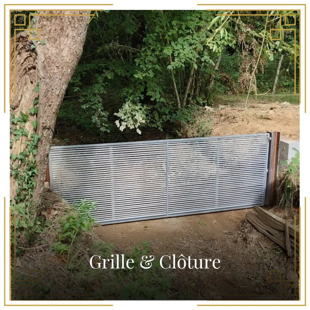 Grille et clôture