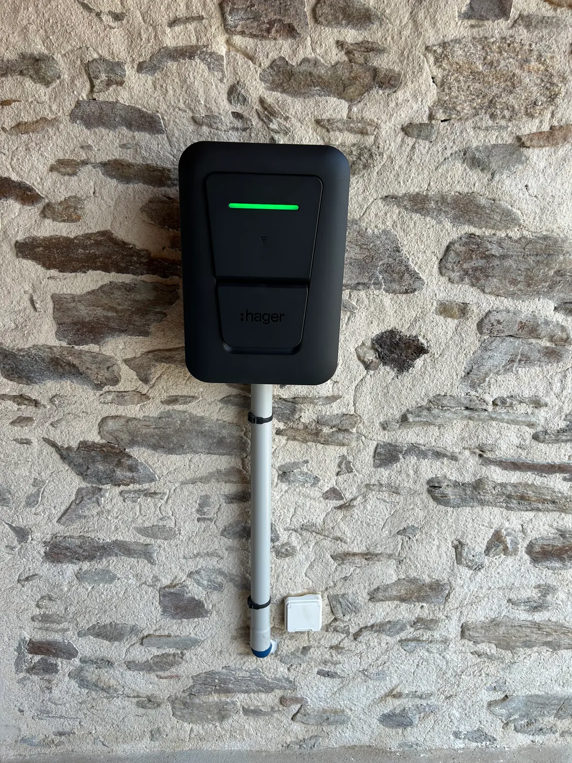 photo d'une borne de recharge IRVE