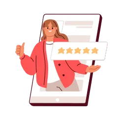 Icône clients satisfaits