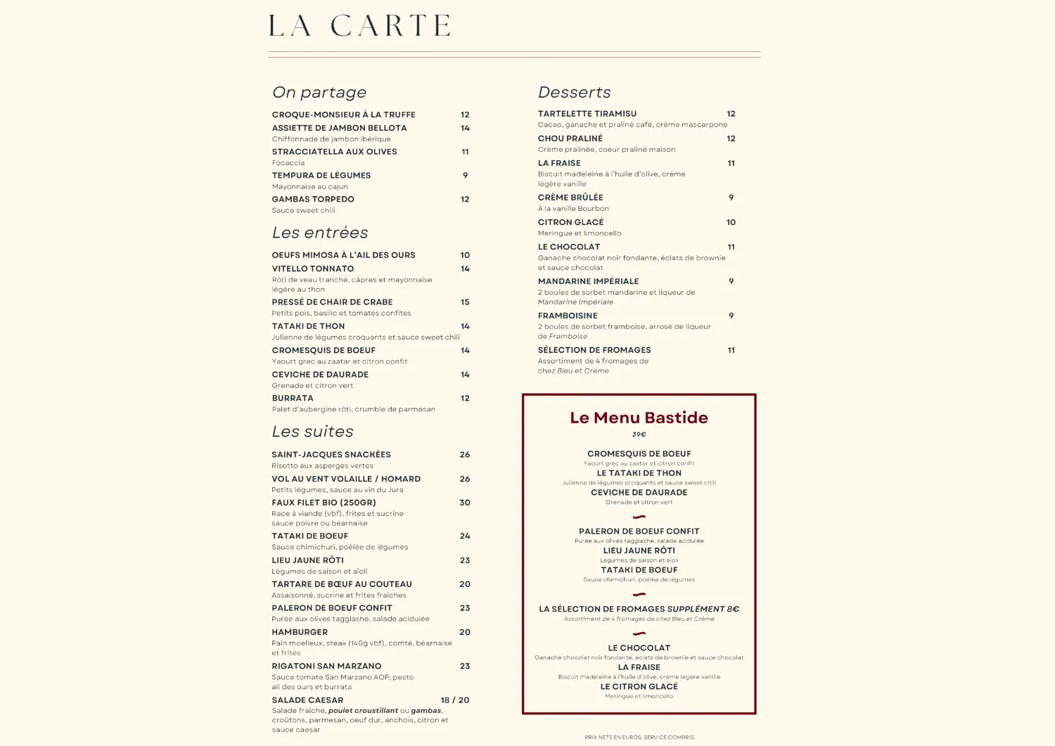 Salle du restaurant