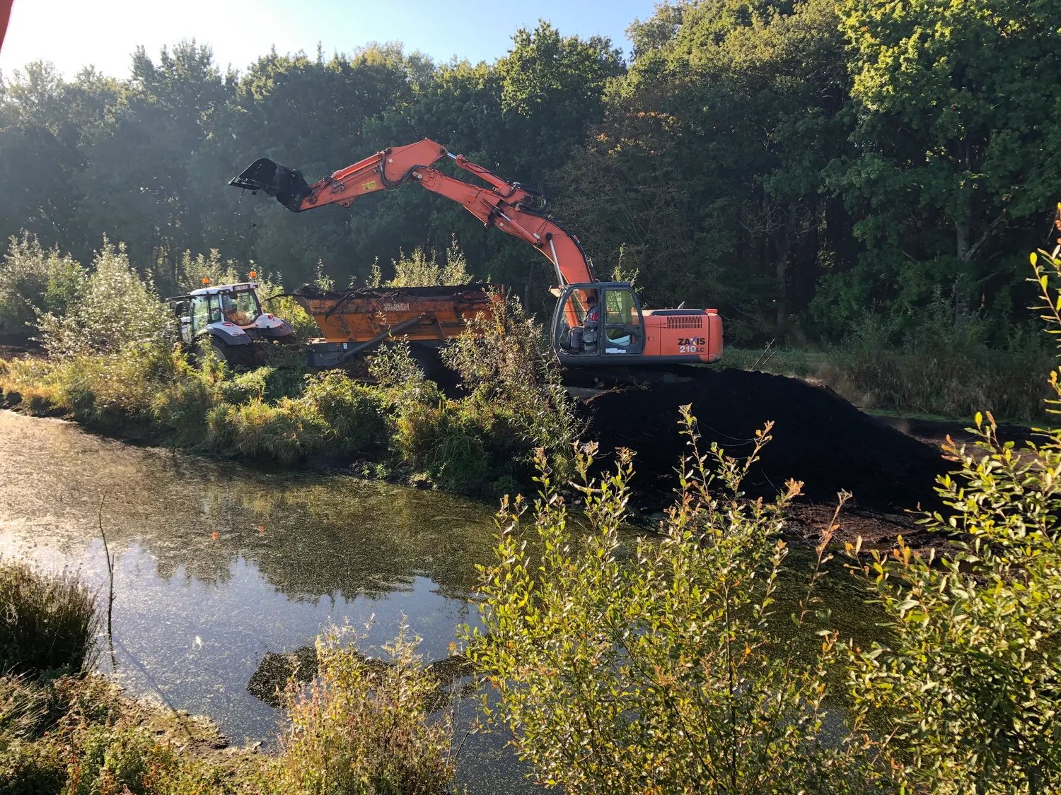 Chantier de terrassement SARL Asline en Ille-et-Vilaine