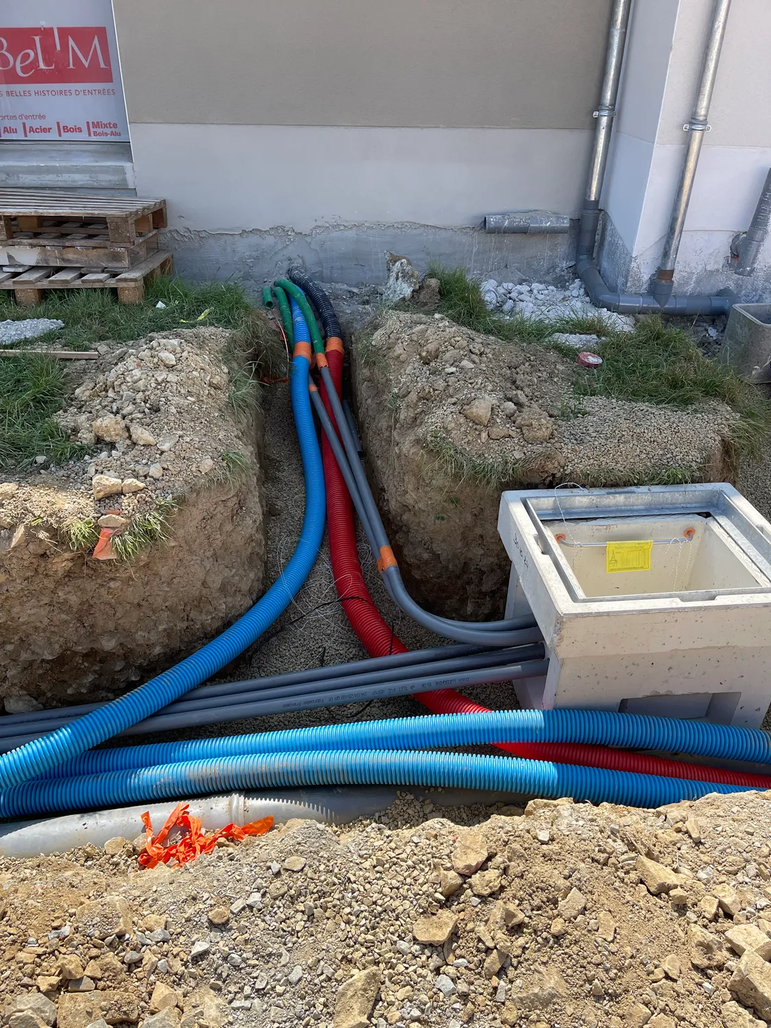 Chantier VRD et aménagement extérieur SARL Asline à Romazy