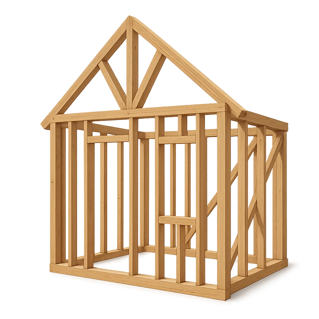 Icône ossature bois