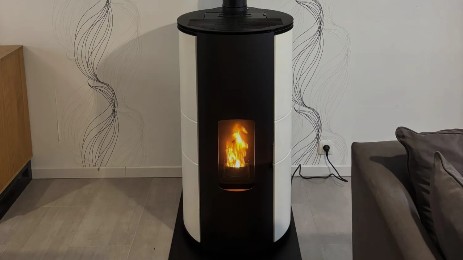 Installation de poêle