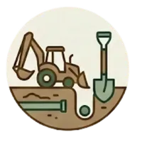 Réalisation de fouilles