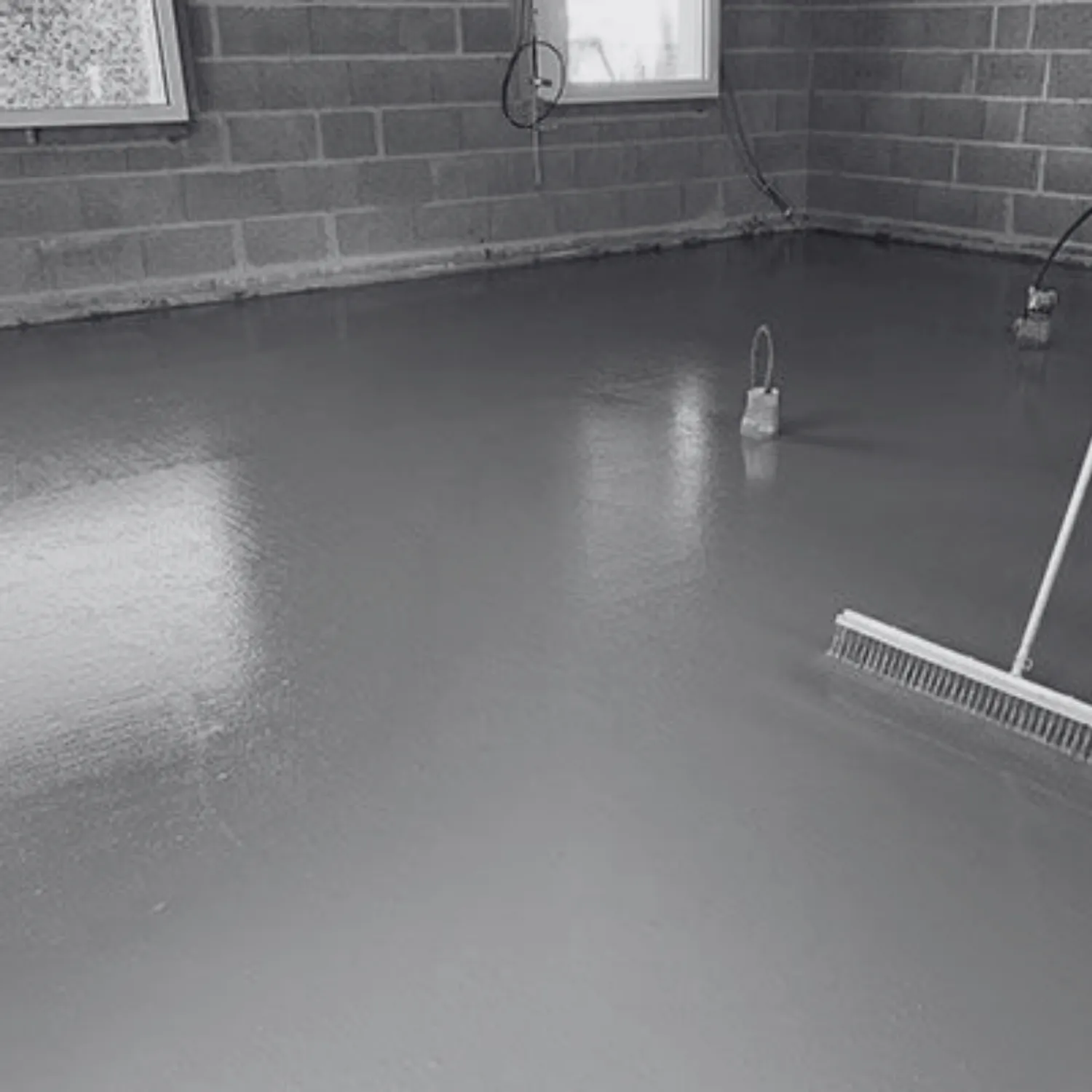 Réalisation de chape et préparation des sols