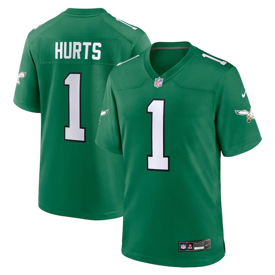 Jalen Hurts Philadelphia Eagles Men's Nike NFL Game Football Jersey ...