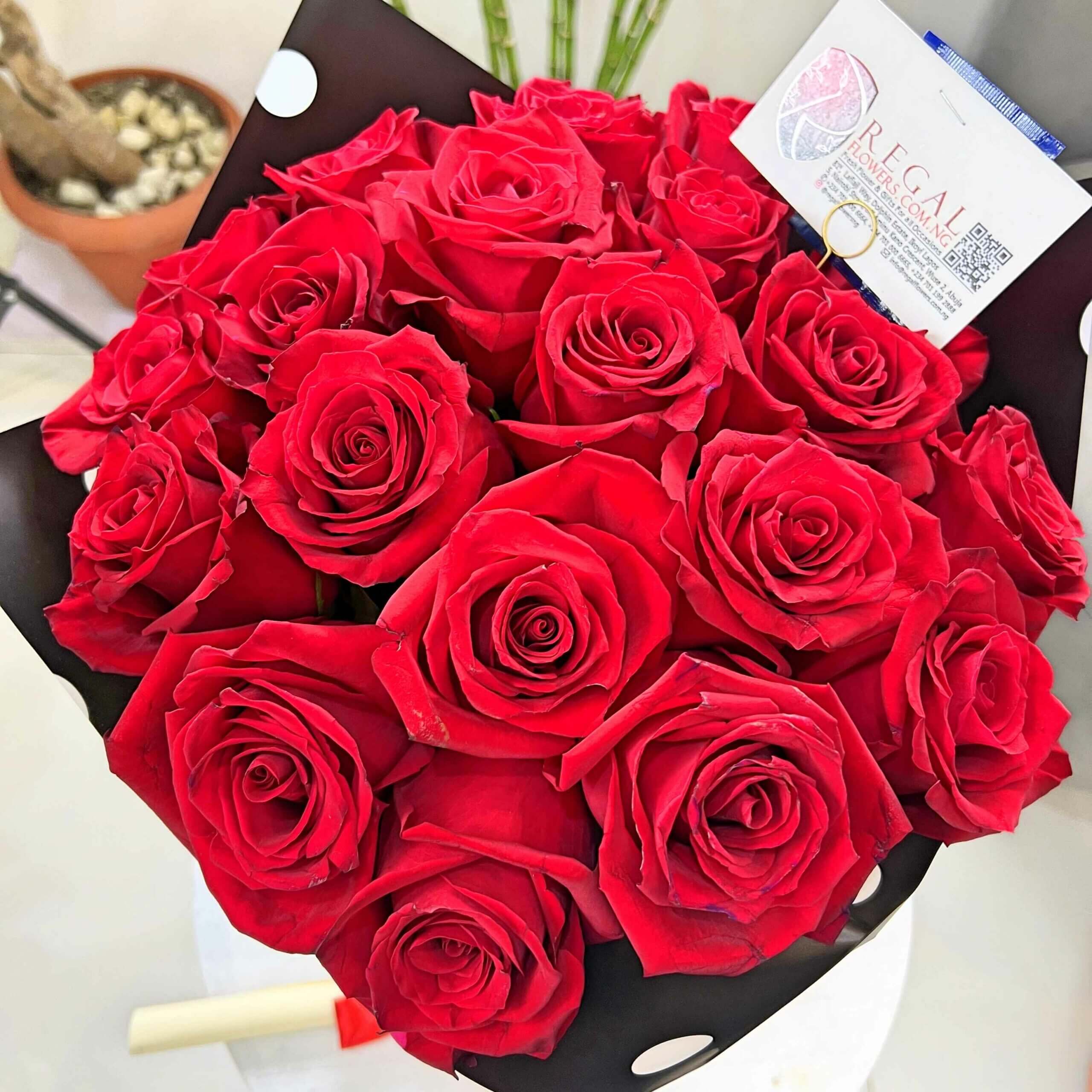 RED ROSES BOUQUET - Bouquet Of Red Roses | Regal Flowers